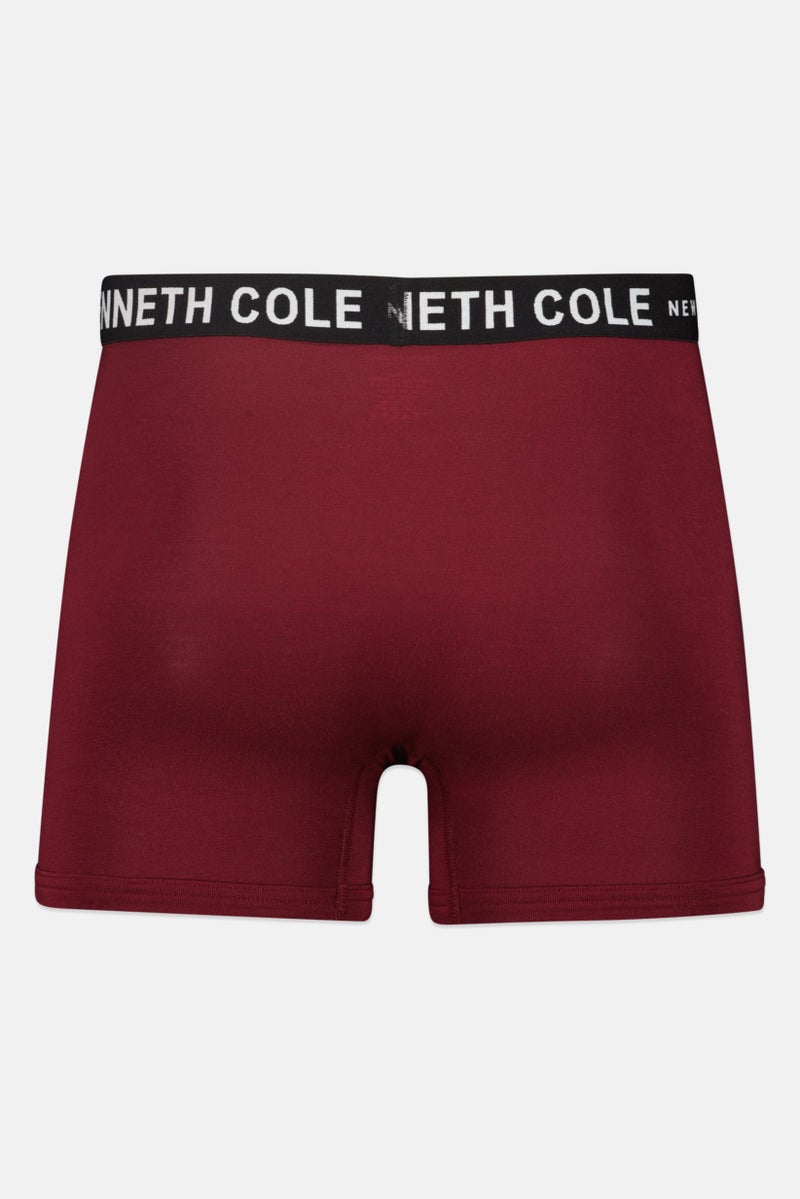 Kenneth Cole Men 2 Pack Brand Logo Trunks, Multicolor - Image 2